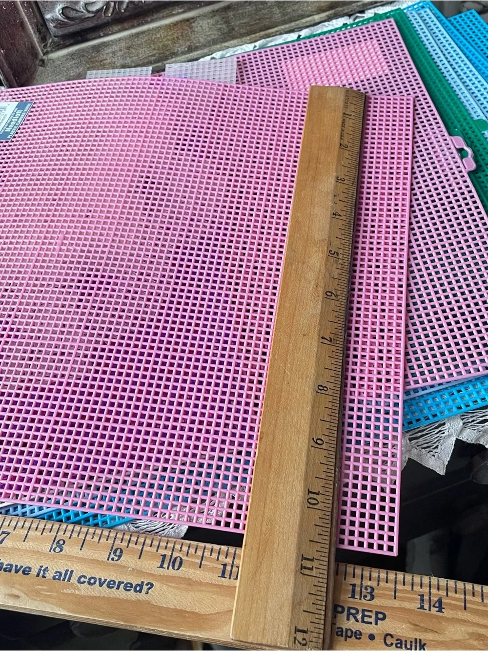 Quick Count plastic canvas sheets letters bundle Uniek Crafts USA